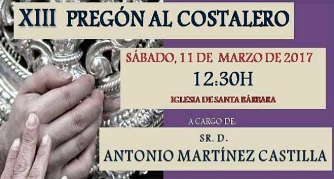 XIII Pregón del Costalero en Écija de la Cuaresma 2017