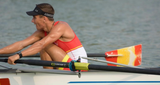 Alfonso Berral, de Écija, participa en los Mundiales de Remo de Trakai (Lituania)