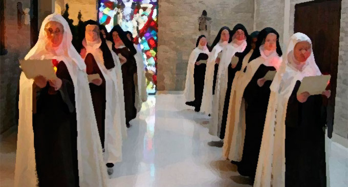 SILUETAS DE PASCUA. LA NOCHEBUENA EN EL  CONVENTO por Ramón Freire Gálvez.