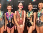 Fátima Laguna de Écija, medalla de bronce en el Campeonato de Andalucía de Gimnasia Rítmica