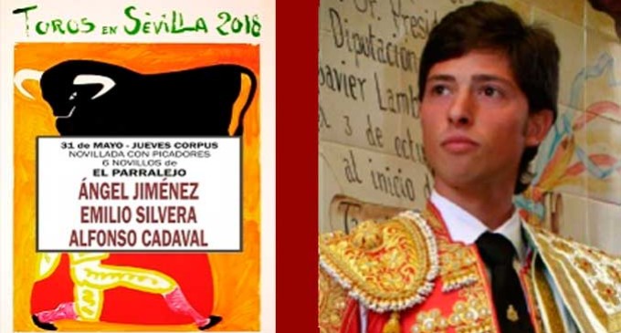 Ángel Jiménez de Écija, en la novillada del Corpus de Sevilla