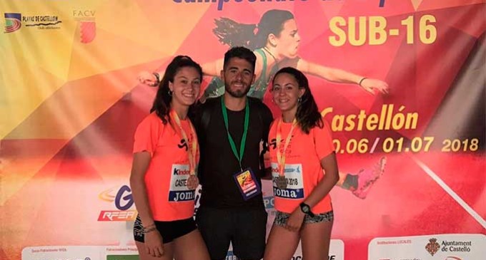 Dos medallas para atletas de Écija en el Campeonato de España Sub16 celebrado en Castellón