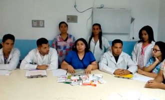 Agradecimiento a Écija del Hospital de Punto Fijo de Venuzuela por la entrega de medicamentos a través de Cáritas Parroquial de Santa Cruz