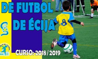 Inscripción al nuevo curso en la Escuela Municipal de Fútbol de Écija