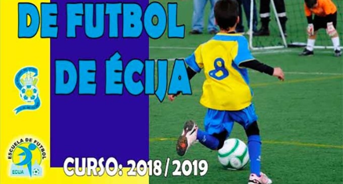 Inscripción al nuevo curso en la Escuela Municipal de Fútbol de Écija