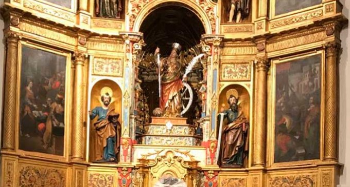 El equipo, dirigido por Antonio Gamero y Agustín Martín de Soto, de Écija, concluye la restauración de Santa Catalina de Sevilla