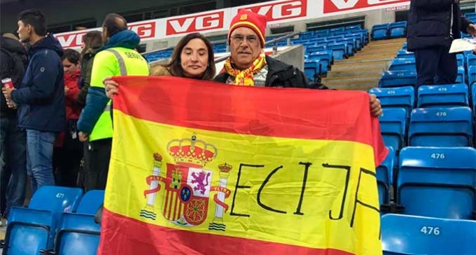 Antonio Giménez Boceta, un ecijano que llevó a Écija por bandera en el partido de España contra Noruega en Oslo