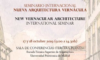 Los ecijanos Miguel Angel Balmaseda y Fernando Martín Sanjuán intervienen en el Seminario Internacional Nueva Arquitectura Vernácula de Madrid