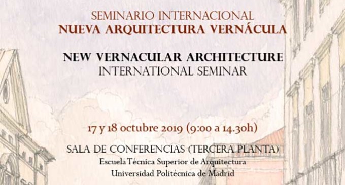 Los ecijanos Miguel Angel Balmaseda y Fernando Martín Sanjuán intervienen en el Seminario Internacional Nueva Arquitectura Vernácula de Madrid