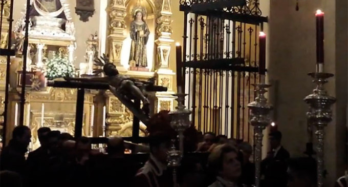 Se celebró el Vía Crucis del Consejo de Hermandades de Écija perteneciente a la Cuaresma de 2020 (video)