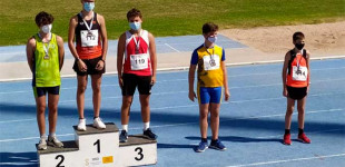 Gran actuación de los atletas de Écija Sub14 en el Campeonato de Andalucía Occidental