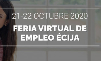 II Feria Virtual del Empleo organizada por el Ayuntamiento de Écija y financiada por la Diputación de Sevilla.