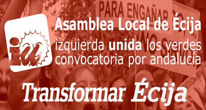 La Asamblea de IU de Écija prorroga el mandato de su coordinadora local.