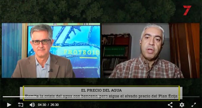 Según un informe de 7TV los Ayuntamientos del Plan Écija pagan la tercera agua más cara de Andalucía y los consumidores, de las más caras de España (vídeo muy interesante)