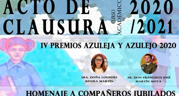 Entrega de Premios “Azulejo del Año” y reconocimiento a los Profesores Jubilados en SA.FA. Écija en el curso 2020-2021 (emisión Tv directo)