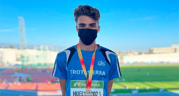 El atleta de Écija, Alejandro Garcia Angelina, se proclama Subcampeón de España Sub 18 en 100 metros lisos