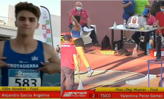 Vídeos de las intervenciones de los Atletas de Écija, Valentina Pérez y Alejandro García, Subcampeones de España Sub 18 y Jesús Aguilera, semifinalista