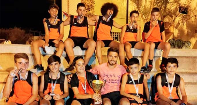 Gran actuación de los atletas de Écija Sub14, que han sido Subcampeones, en los Campeonatos de Andalucía de Clubes