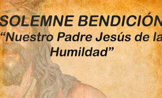 Bendición de la Imagen de Nuestro Padre Jesús de la Humildad, obra del escultor de Écija, Jesús Richarte