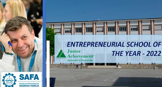 La fundación internacional Junior Achievement concede a las Escuelas SA.FA. de Écija el premio “ENTREPRENEURIAL SCHOOL OF THE YEAR-2022”