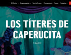 Los títeres de Caperucita, del Teatro Pocas Luces de Écija, se representará en el Teatro Lara de Madrid