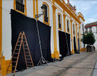 Grabación de escenas de una película del Director Alejandro Marín, en el Casino de Artesanos de Écija