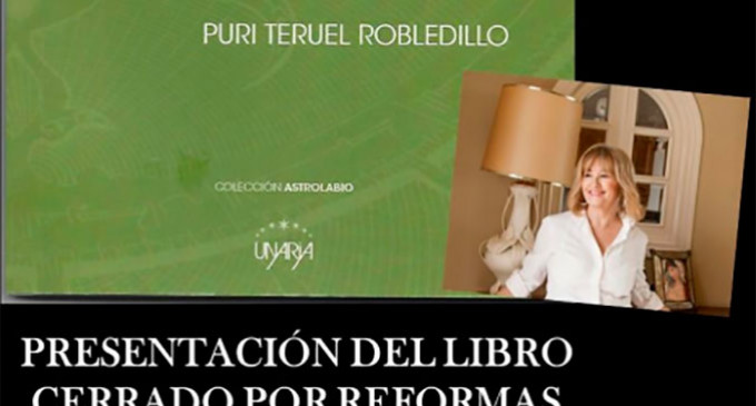 Presentación en Écija del poemario “Cerrado por reformas”, de la escritora Puri Teruel Robledillo