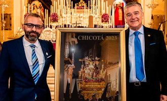 La Tertulia Cofrade La Chicotá presenta su cartel de la Semana Santa 2023, obra del artista Nío Gómez