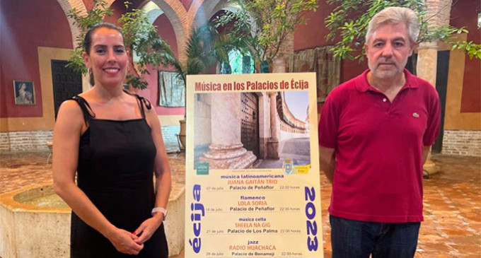 Conciertos de “Música en los Palacios de Écija” durante el mes de julio