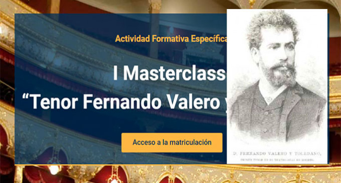 Primera Masterclass, que lleva el nombre del tenor de Écija, “Fernando Valero y Toledano”