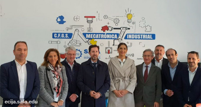 INAUGURACIÓN OFICIAL DEL CICLO SUPERIOR DE MECATRÓNICA INDUSTRIAL DE LAS ESCUELAS PROFESIONALES SAFA DE ÉCIJA