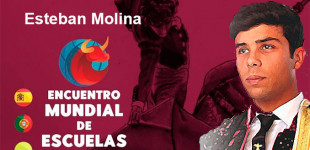 EL NOVILLERO ESTEBAN MOLINA, DE LA ESCUELA TAURINA DE ÉCIJA, EN EL ENCUENTRO MUNDIAL DE ESCUELAS EN AGUASCALIENTES, MÉXICO